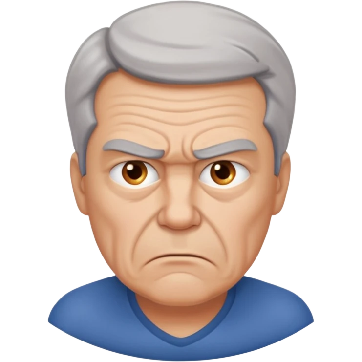 frustrated male aged 58 emoji emoji