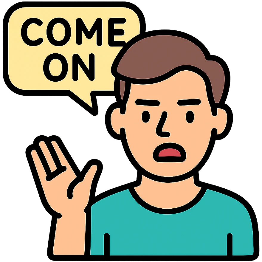 come on, man emoji