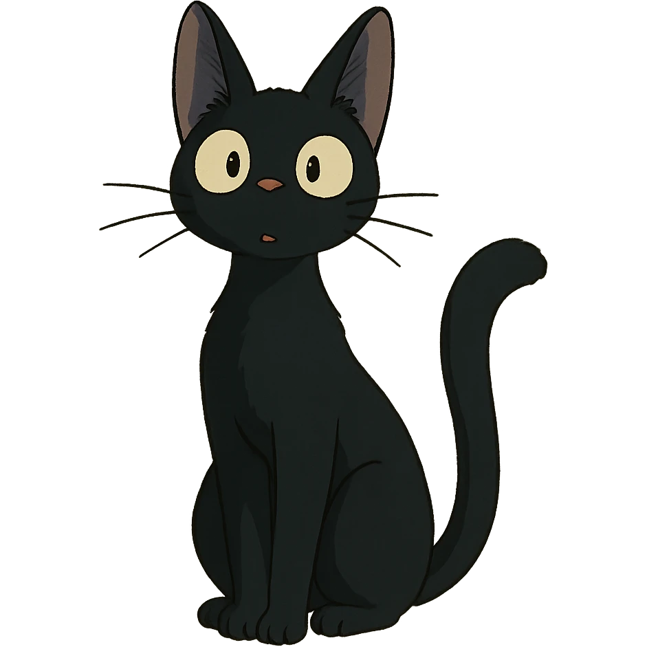black cat emoji