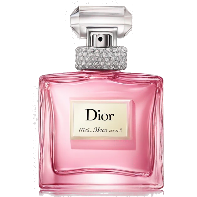 Perfume rosado misa dior emoji
