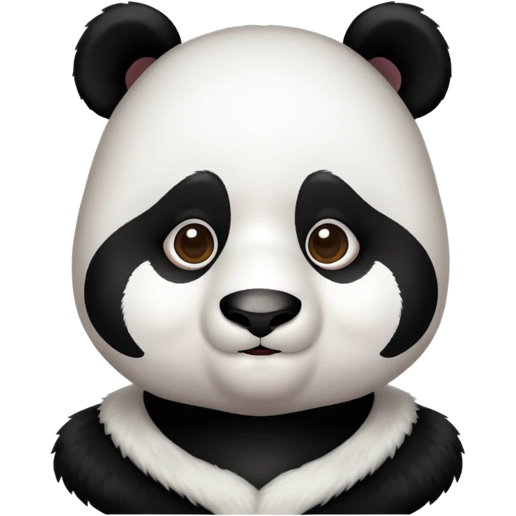 Man wearing a panda costime emoji