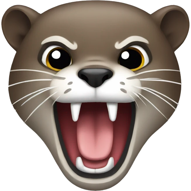 Angry otter emoji