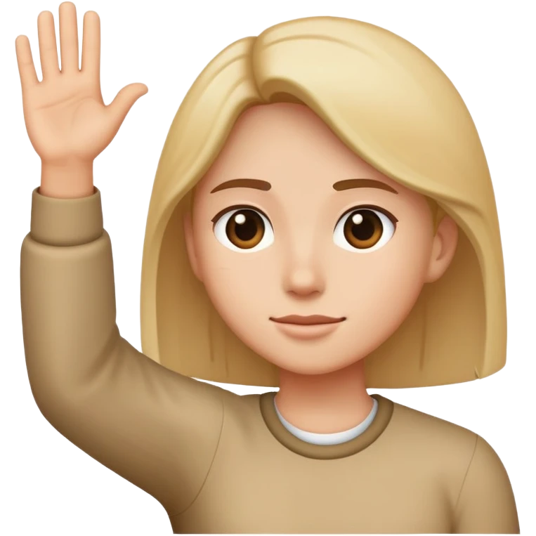 Raises hand emoji