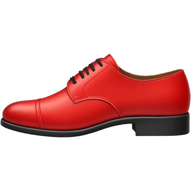 red clasic men's shoes emoji