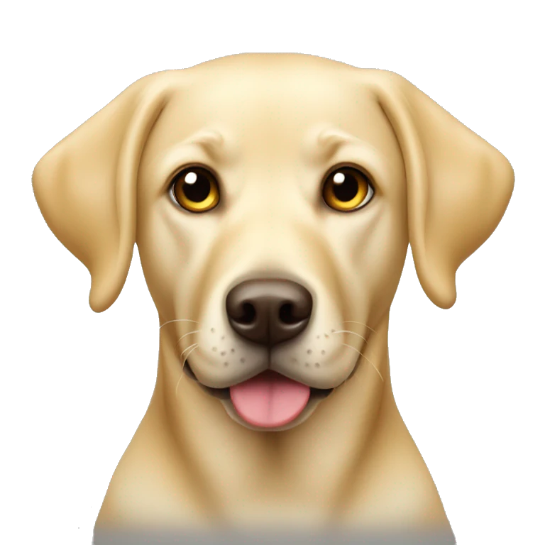 Chris yellow Labrador retriever emoji