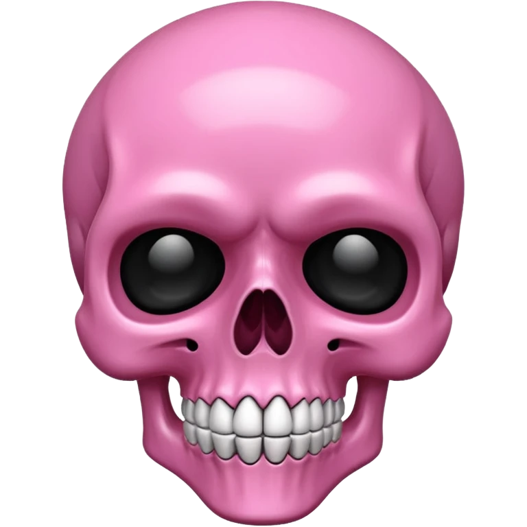 pink skull emoji emoji