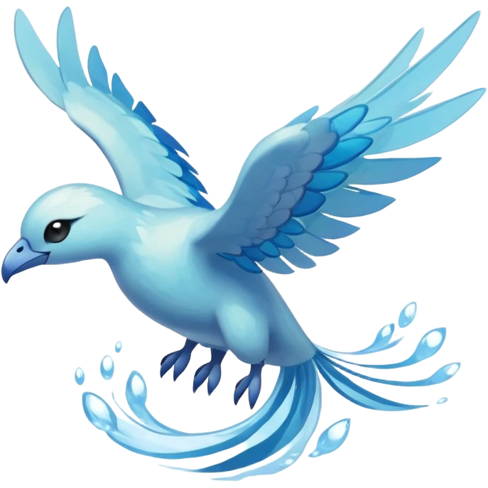 Elemental Flying-type-Water-type natural Pokémon-Fakémon-creature emoji