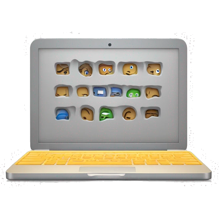 Apple Mac book laptop  emoji