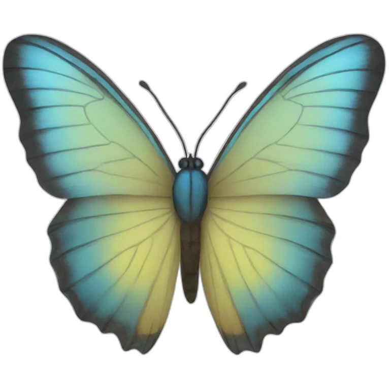Blue butterfly emoji