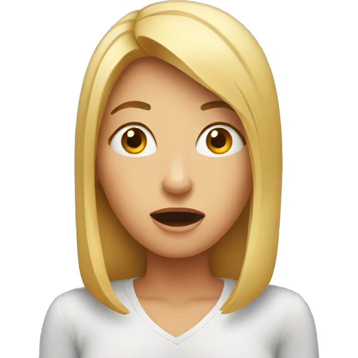 surprised woman emoji