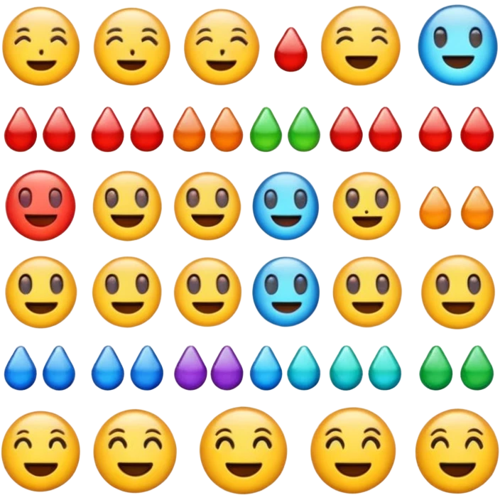 Emoji tenant un 6 et un 7 emoji