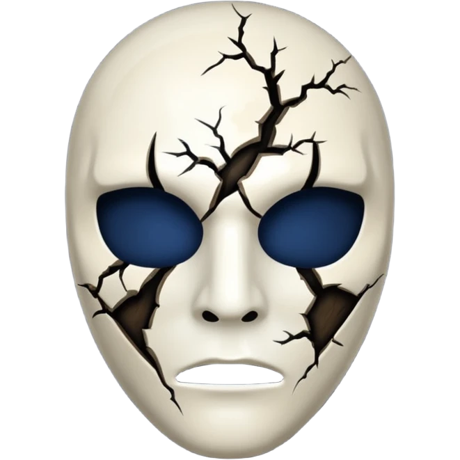 haunted dark mask emoji