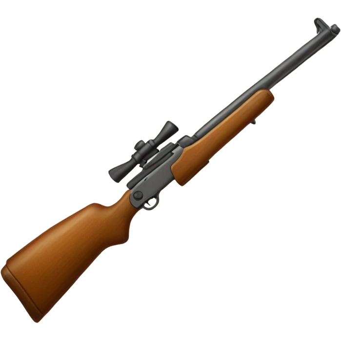 light wooden rifle emoji
