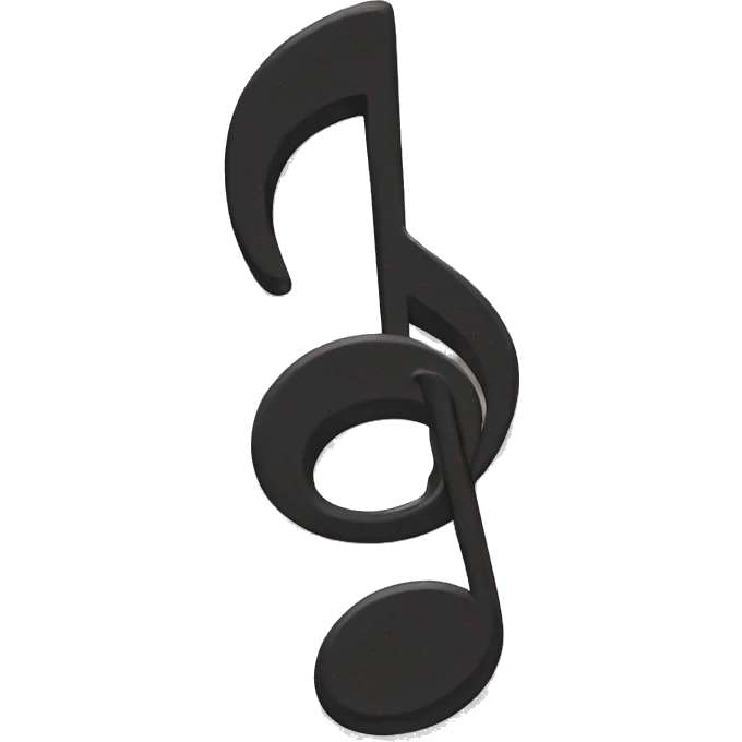 Musical note emoji