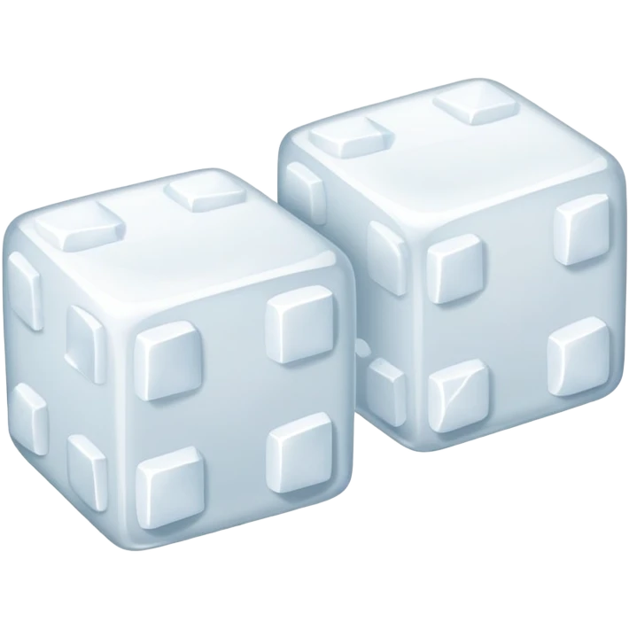 two sugar cubes emoji