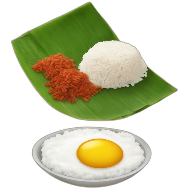 Nasi lemak emoji