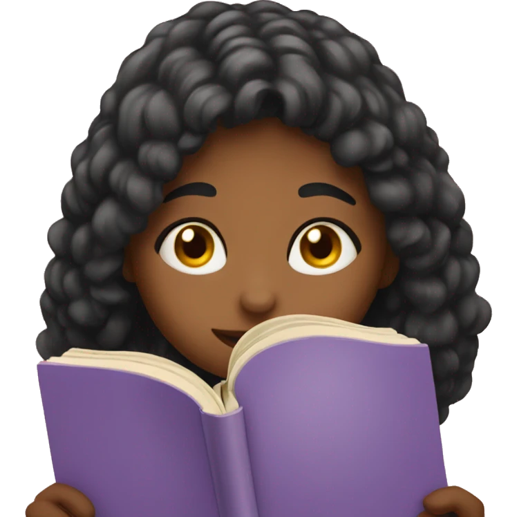 Girl in love reading  emoji