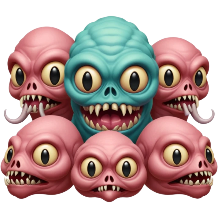 cinematic -  69 hieronymus bosch phantasmagorical mutated beings - hybrids emoji