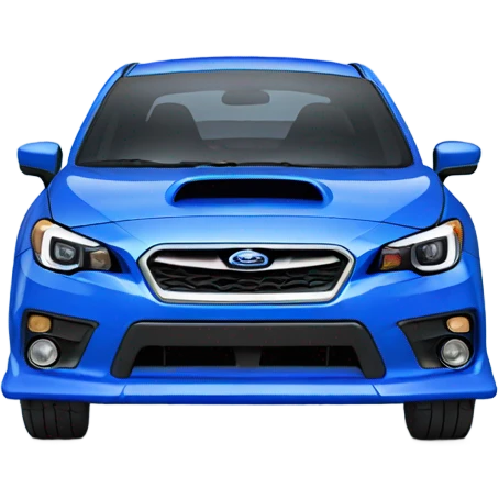 Blue Subaru rsti car emoji