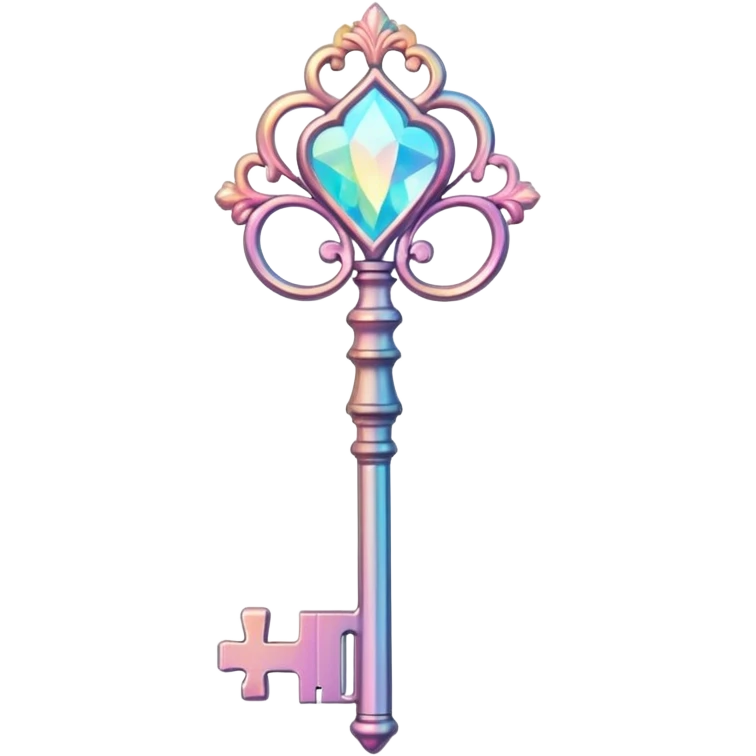 Pastel-pink-blue-yellow-gradients fancy romantic beautiful aesthetic key  emoji