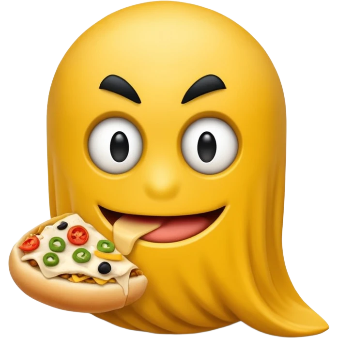 Пакман кушает шаурму emoji