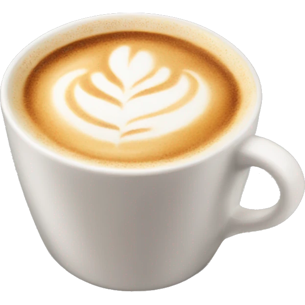 cup of cappucino emoji