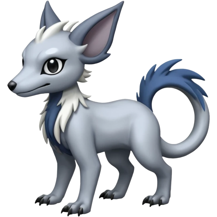 Eldritch Spooky Scary Linoone-Absol-Trico-Hybrid (Full body) emoji