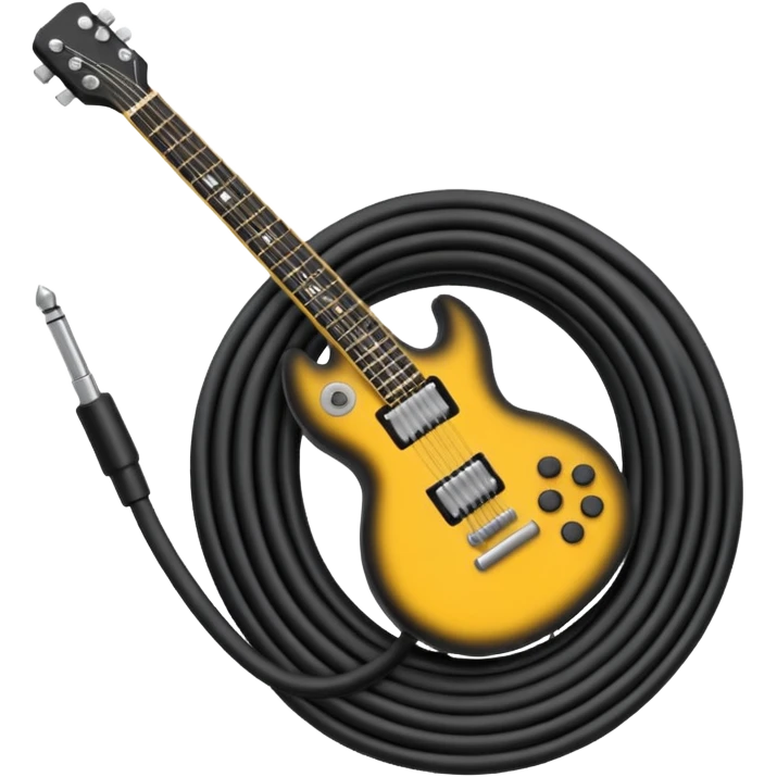 guitar cable emoji