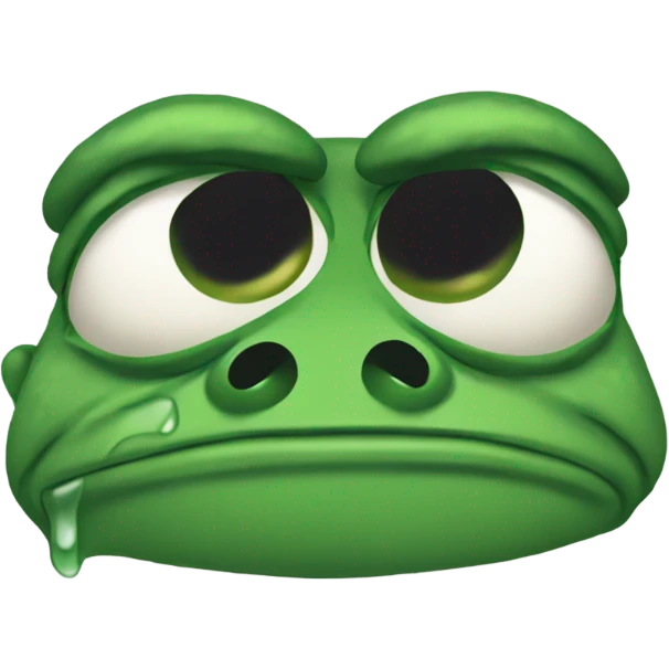 Pepe the frog traumatized emoji