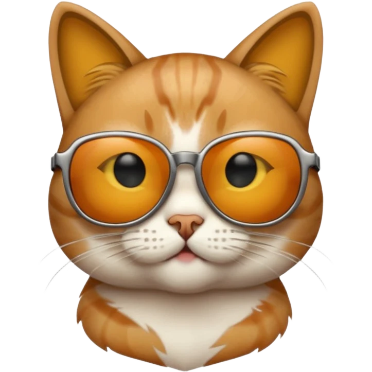 Cat wearing sunglasses emoji