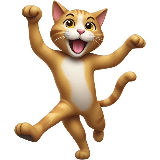 Dancing cat  emoji