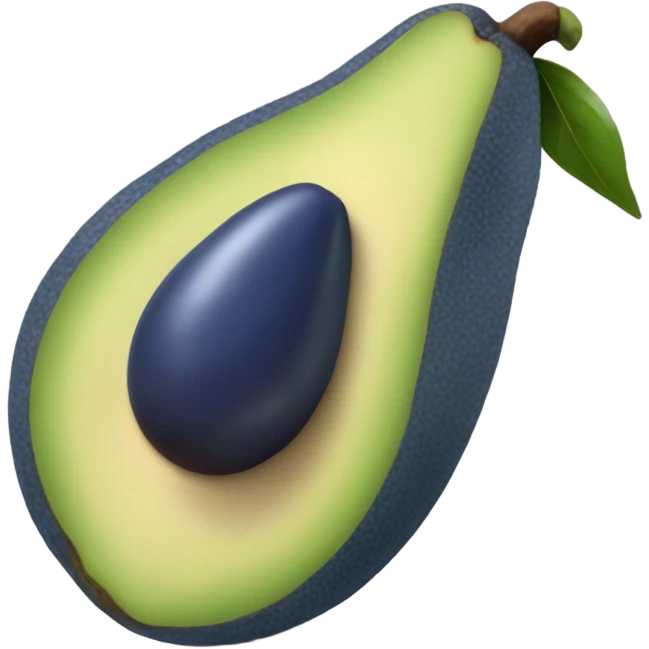Blue avocado  emoji