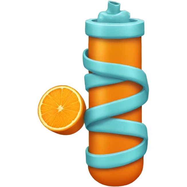 orange squeeze tube emoji