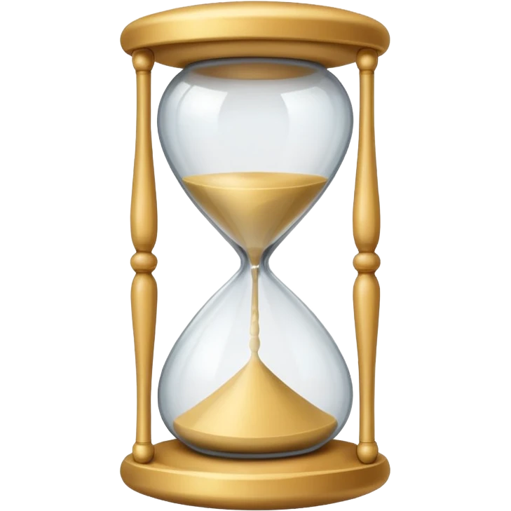 white Hourglasse emoji