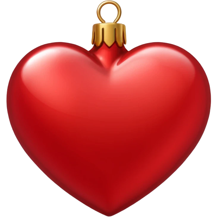 Christmas heart emoji