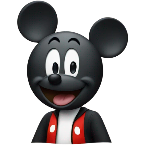 Mickey mouse emoji