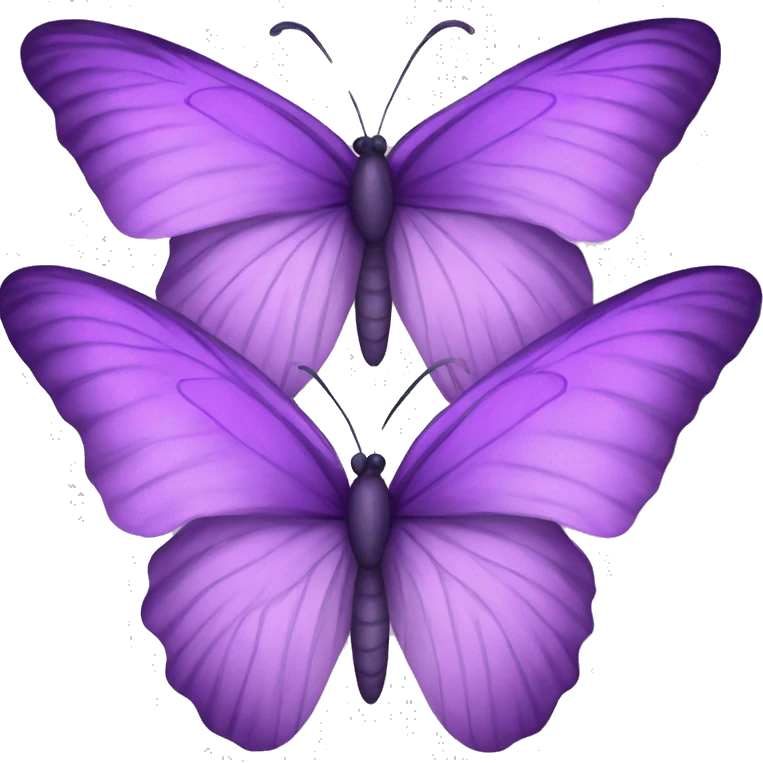 Purple butterfly emoji