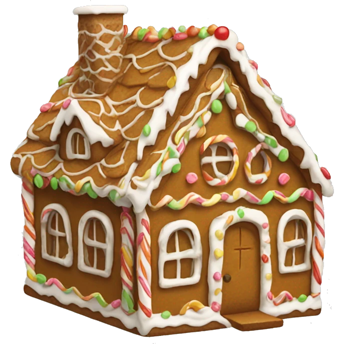 Ginger bread house emoji
