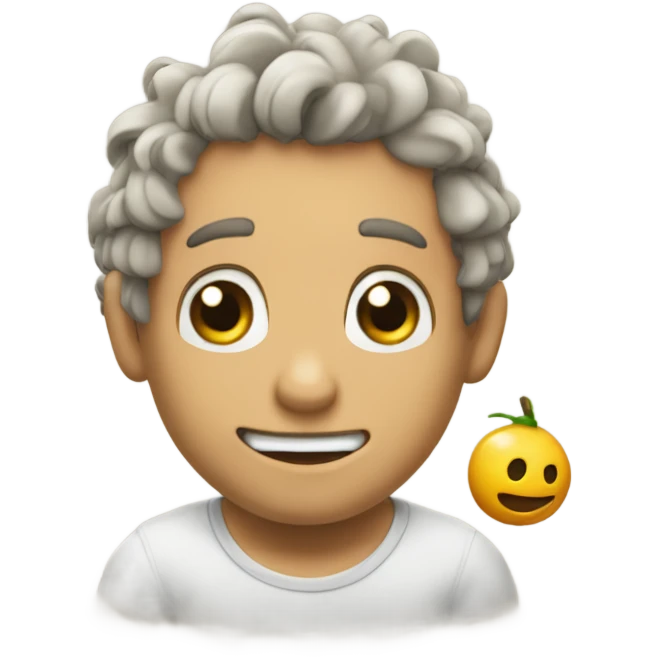 Gordo con canas  emoji