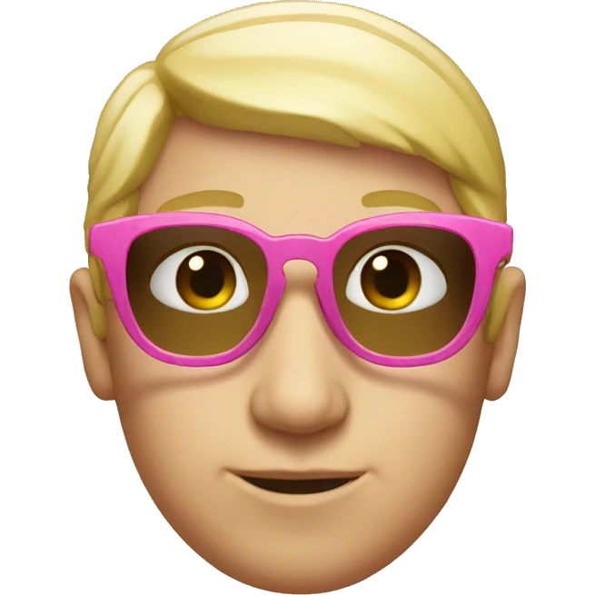 pink glasses emoji