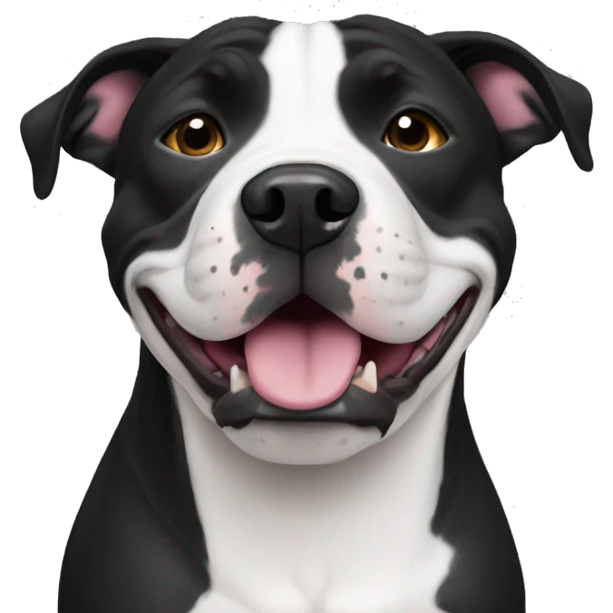 English staffy black emoji
