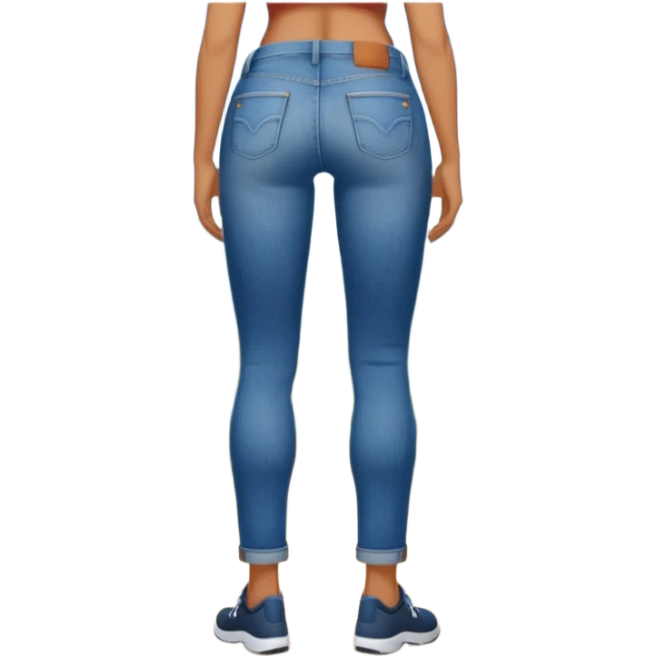 A hick on the butt emoji