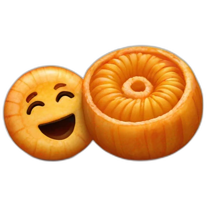 jalebi marrying gulab jamun emoji