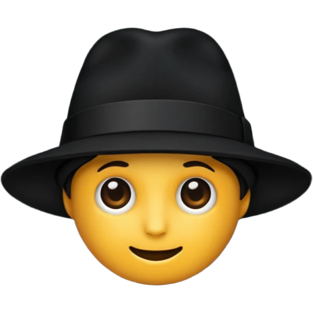 Black hat 🧢 emoji