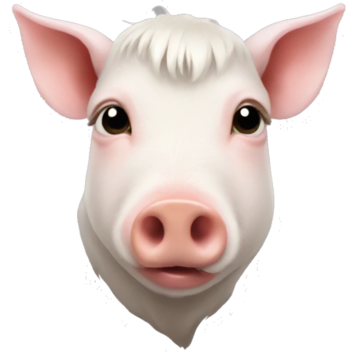 pig love goat emoji