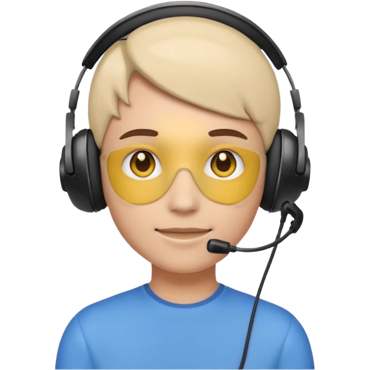 Emoji operator in headset emoji