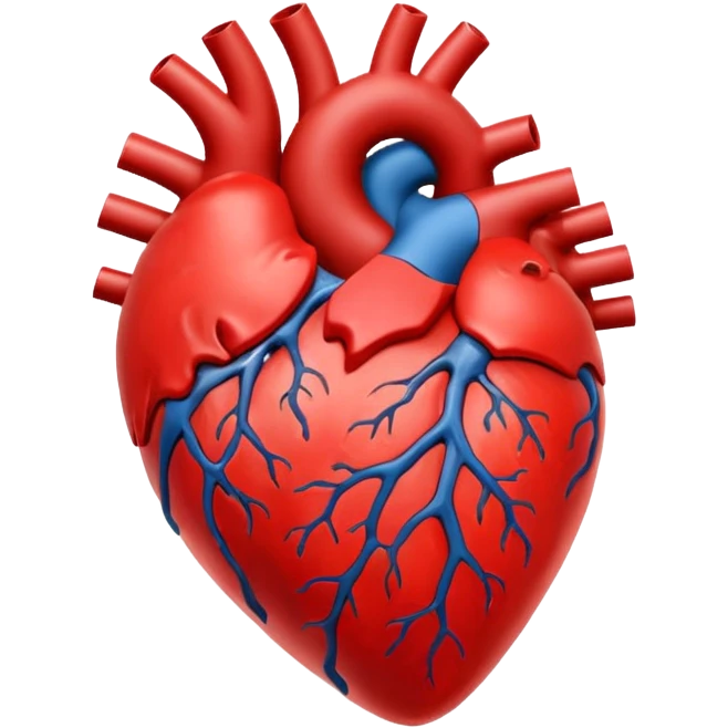 red beating heart emoji