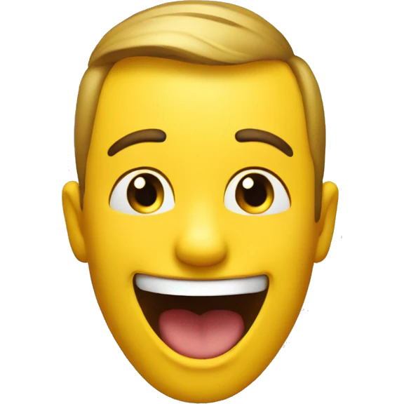 very happy emoji circle yellow with big thumb emoji