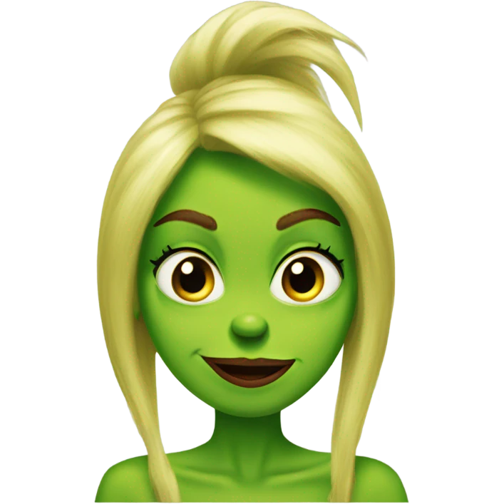 miss grinch emoji