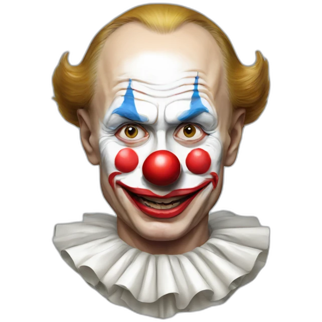 vladimir Putin as a clown emoji